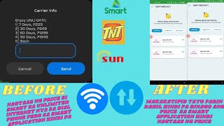 SMART APPLICATION HINDI PA NAGTAAS ANG PRICE NA UNLIMITED INTERNET NA PROMO SA SMARTTNTSUN [upl. by Aneev958]