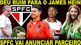 AGORA SPFC NEGOCIA CONTRATO PATROCINADORES PARA A BASE RIVAL NOS SUPEROU JAMES E NOTÍCIAS [upl. by Netsrak]