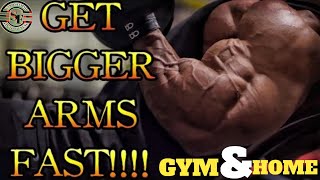 THE TRUTH ABOUT BUILDING BIG ARMS Home vs Gym Exercises [upl. by Aizti558]