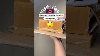 Meesho stationery haul  calculator starting Rs80 meeshofinds unboxing shorts [upl. by Shiau255]