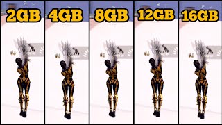 FORTNITE RAM COMPARISON 2GB VS 4GB VS 8GB VS 12GB VS 16GB [upl. by Atteynot]