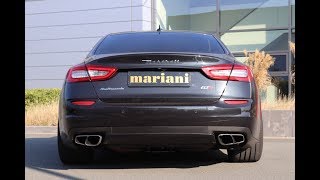 Maserati Quattroporte GTS Klappenauspuff by mariani Tuning V8 [upl. by Colwen]