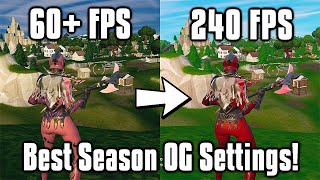 Fortnite Season OG Settings Guide  FPS Boost Colorblind Modes amp More [upl. by Faulkner]