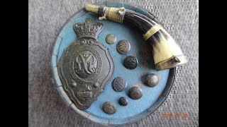 WAR OF 1812 EARLY RED COAT GARRISON LIFE RELICS ARTIFACTS METAL DETECTING [upl. by Ueih475]