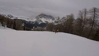 Discesa pista nera TOGNOLA 1 San Martino di Castrozza 2018 [upl. by Vincenta]