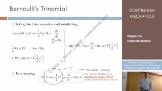 Continuum Mechanics – Ch10  Lecture 6 – Barotropic Perfect Fluids [upl. by Nylkcaj]