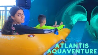 Atlantis Aquaventure Water Park in Dubai  Family Fun Trip [upl. by Hebert]