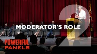 How to Moderate a Panel Discussion Moderators Role Video 2 6 12mins [upl. by Eibur997]