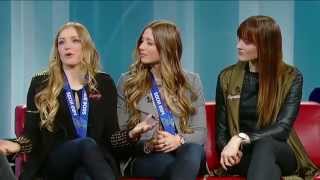 DufourLapointe Sisters on George Stroumboulopoulos Tonight INTERVIEW [upl. by Ilrebma]