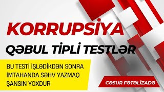 korrupsiya TEST İzahı İzlə və 4 balın gəlsin imtahanda [upl. by Janella]