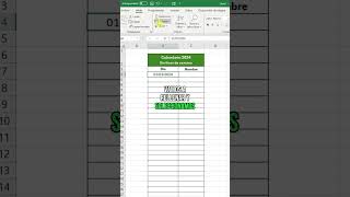 CALENDARIO SIN FINES DE SEMANA en Excel superexcel [upl. by Eudoxia496]