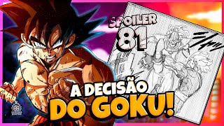 VAZOU  A DECISÃO MAIS DIFÍCIL DO GOKU  MANGÁ 81  DRAGON BALL SUPER [upl. by Hinkle]