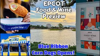 🔴LIVE EPCOT Food amp Wine Preview Blue Ribbon Corn Dogs Disney World Live Stream epcot disney [upl. by Nightingale]