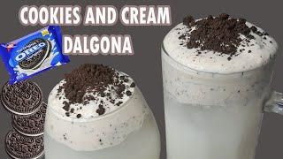 DALGONA COFFEE INSPIRED  DALGONA COOKIES AND CREAM  3 INGREDIENTS ONLY  PANGNEGOSYO PWEDE [upl. by Ogram411]