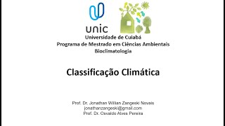 Classificação climática utilizando dados do INMET [upl. by Laurie]