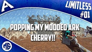 POPPING MY MODDED ARK CHERRY Ark Survival Evolved [upl. by Novello952]