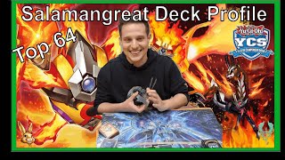 YuGiOh Top 64 YCS Bologna Salamangreat deck profile Andrea Catalano [upl. by Collete]