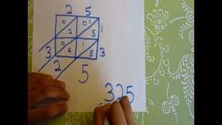 Multiplying 23 x 19 Using Lattice Multiplication [upl. by Clayson]