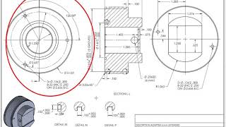 How to Read engineering drawings and symbols tutorial  part design [upl. by Narine]