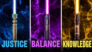 EVERY SINGLE Lightsaber Color Meaning Explained [upl. by Nove]