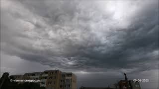 Gewitterwolken über Wien im Zeitraffer 09062023 storm clouds timelapse [upl. by Willcox596]