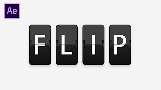 Flipboard Animation  Flip Text amp Clock Animation [upl. by Ehsom]