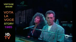 Marcella Bella e Gianni Bella  Lultima poesia Vota la voce 1985  Full HD [upl. by Collen]