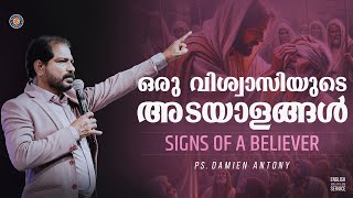 SIGNS OF A BELIEVER  GLOW Sunday Service Malayalam  Ps Damien Antony  10 Nov 2024 [upl. by Eneladgam]