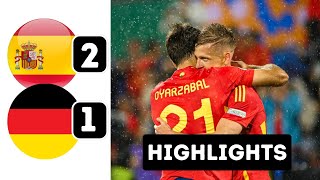 Spain vs Germany 21  All Goals amp Extеndеd Hіghlіghts Euro 2024 [upl. by Sug]