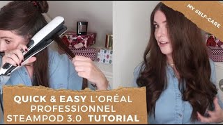 AD  L’Oréal Professionnel Steampod 30 2020 Tutorial [upl. by Dorrej904]