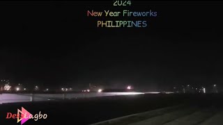 Manila New Year Eve Fireworks 2024 Philippines [upl. by Keldon641]