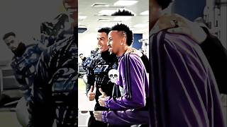 First meeting with Ronaldo 🥶☠️ ronaldo cr7 football cristianoronaldo rodrygo edermilitao [upl. by Sik]