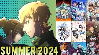 Everything You Should Be Watching For Summer of Anime 2024 [upl. by Aivyls]