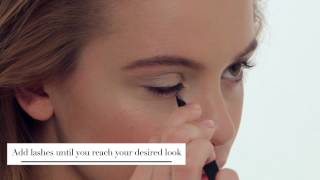 Eylure Howto Apply Individual Lashes [upl. by Denis18]