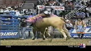 Mighty Whitey bucks Billy Robinson  02 PBR Anaheim [upl. by Narhem]