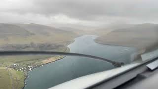 LLZ approach RWY 12 Vágar airport Faroe Islands [upl. by Aronoff]