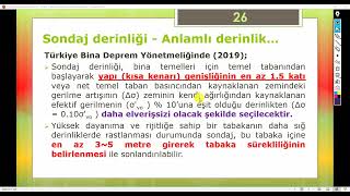 Ders 1C Zemin Sondajlarında Kuyu Sayısı ve Derinliğinin Planlaması  Derinliğine İnceleme 2022 [upl. by Hayne]