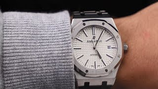 Audemars Piguet Royal Oak 15400ST  White dial [upl. by Eldoree603]