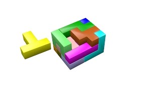 Pentomino3dFigure Cuboid 3x4x5 [upl. by Nert]