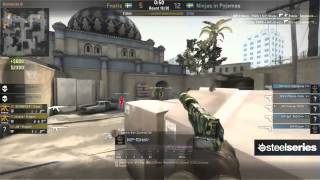 NiP vs Fnatic on dedust2  Dreamhack Winter 2013 Grand Finals CSGO NiP vs FNC Game 1 [upl. by Nehr]