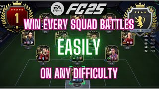 FC 25  EASY 5 Goal Win Squad Battles vs ANY DIFFICULTY WGameplay eafc25 fut squadbattles [upl. by Salvay]