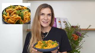 Gesunde Kürbis Pasta  Fertig in 15 Minuten Veganes Rezept [upl. by Lierbag228]