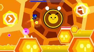 Geometry Dash – “B” 100 Complete All Coins MEDIUM DEMON  xdantonioxd 21 [upl. by Asenav]