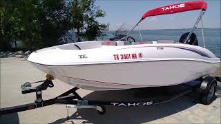 2020 TAHOE T16 LAKE CHECK AND LAND INSPECTION [upl. by Llerrehc]