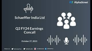 Schaeffler India Ltd Q2 FY24 Earnings Concall [upl. by Giardap]