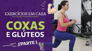 Exercícios em casa Treino para coxas e glúteos  Viver Bem [upl. by Noiroc]