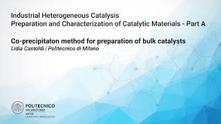 PREPARATION METHODS – Coprecipitation method Lidia Castoldi [upl. by Marchak273]