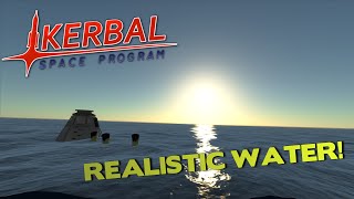 REALISTIC WATER  Kerbal Space Program Scatterer Mod Review [upl. by Aloibaf]