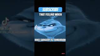 Knee Surgery memes shorts fyp [upl. by Gorden969]