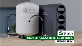 HighEfficiency Reverse Osmosis Water Filter Installation [upl. by Akirat578]